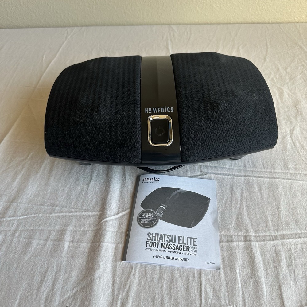 HoMedics Shiatsu Foot Massager with Heat Kneading‎ Massage FMS-255HJ Works EUC - Picture 7 of 12